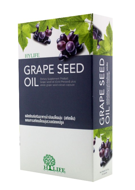 Grape seed oil น้ำมันสกัดเย็นจากเมล็ดองุ่น รูปที่ 1