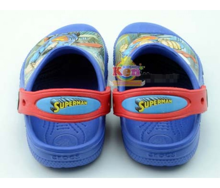 Crocs รองเท้าเด็ก Kenkidshop 3D Superman สีน้ำเงิน รูปที่ 4