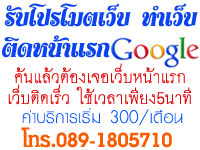บริการรับโปรโมทเว็บไซต์ราคาถูกมาก รับทำ Google Adwords ทำเว็บติดหน้าแรก Google ราคาถูก รูปที่ 4