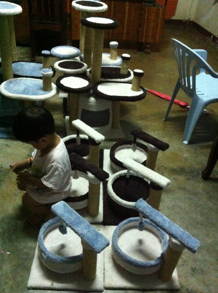 ขายส่ง ที่ข่วนเล็บแมว บ้านแมว คอนโดแมว ทำเองคะ รูปที่ 4