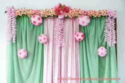 Flower ball ซุ้มดอกไม้ Teddy wall กำแพงหมี ตุ๊กตาหมี ให้เช่าราคาถูก รูปที่ 3