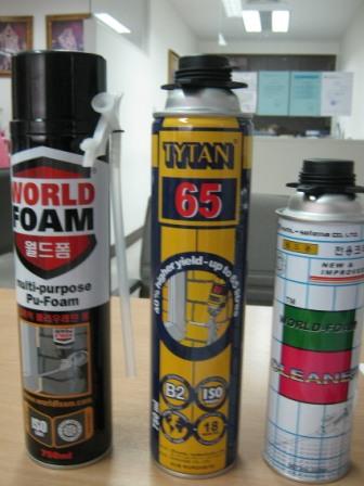 TYTAN 65 Spray Foam Fire Stop กาวสเปรย์โฟมไม่ติดไฟ ใช้อุดช่องว่างวงกบ ประตู หน้าต่าง  ,อุดรอยรั่วหลังคา  รูปที่ 5