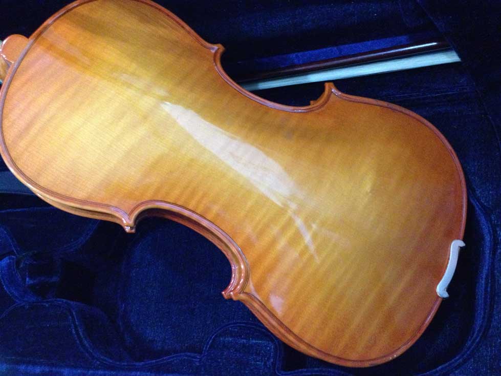 G.M.I Violin 4/4 ไม้แผ่นเดียว 98% ครบชุด รูปที่ 3
