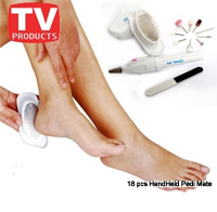 ชุดอุปกรณ์ ทำความสะอาดเล็บ ขัดตกแต่งเล็บ Handheld Pedi Mate 18in1 รูปที่ 3