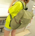 กระเป๋าเป้ แฟชั่นเกาหลี สะพายเที่ยวสวยผ้าแคนวาสน่ารัก นำเข้า - พรีออเดอร์BLB5600