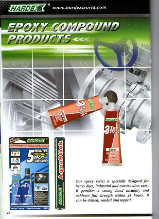 Hardex 3 Ton Epoxy กาวอีพ๊อกซี่ชนิด 3 ตัน กาวอีพ๊อกซี่ติดเหล็ก ปะเหล็ก สีเทาเหล็ก ซ่อมรอยแตกร้าว ทาเกลียวท่อ รูปที่ 3
