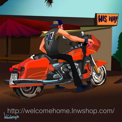 แต่งห้องนอนแนวๆด้วยภาพวาดอาร์ตๆแบบการ์ตูน จาก Welcome Home ครับ  รูปที่ 3