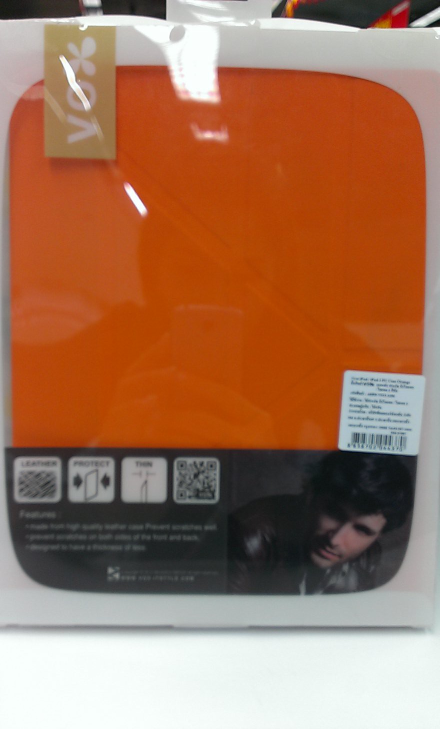  ขายเคส **VOX** NEW iPad/iPad 2 สีส้ม รูปที่ 3
