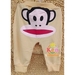 รูปย่อ กางเกงขาจั๊ม PaulFrank หน้าใหญ่ สีเหลืองครีม รูปที่2