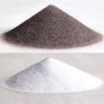 white-Brown Aluminium oxide รูปที่ 1