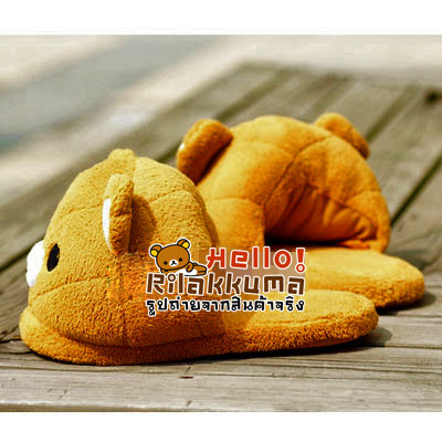 ขายรองเท้งแตะ ใส่ในบ้าน น้องหมีริลัคคุมะ Rilakkuma Relax Bear รูปที่ 3