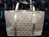 รูปย่อ Michael Kors MK Logo RTW X-Large Summer Tote Bag Shoulder Handbag -Gold รูปที่2