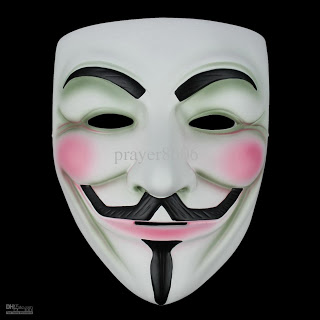 ขาย-จำหน่าย หน้ากาก กาย ฟอว์กส์ Guy Fawkes Mask/หน้ากาก วี ฟอร์ เวนเดตต้า V For Vendetta/หน้ากากขาว หน้ากากกาย ฟอว์กส์แบบผ้า/หน้ากากแฟนซี/หน้ากากแฟนตาซี/หน้ากากผี/เพชรฆาตหน้ากากพญายม/ รูปที่ 1