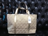 รูปย่อ Michael Kors MK Logo RTW X-Large Summer Tote Bag Shoulder Handbag -Gold รูปที่1