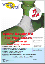 จำหน่าย Wrap Seal Repair Pipe Leak เทปซ่อมท่อ เทปซ่อมท่อฉุกเฉิน นำเข้าจากสิงคโปร์ ซ่อมท่อรั่วซึม ทนความร้อน ทนแรงดันได้ 450 PSI รูปที่ 2