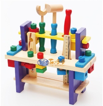 ของเล่นเด็ก ของเล่นไม้  ของเล่นเสริมพัฒนาการ ของเล่นไม้กรุ๊งกริ๊งง ของเล่นไม้สีสันสดใจ รูปที่ 1