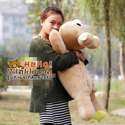 ขายตุ๊กตาหมีริลัคคุมะ ในท่านอนสบาย กอดอบอุ่น ขนนุ่มนิ่มมาก รูปที่ 2
