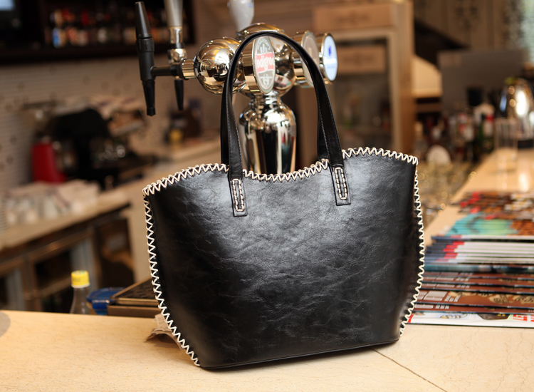 กระเป๋าสะพายสวยเก๋สไตล์โบฮีเมียน ของ maomao bag สีดำ รูปที่ 1