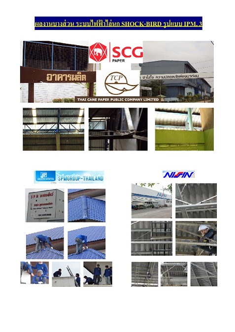 ไล่นกด้วยระบบไฟฟ้า รูปแบบ IPM โดยทีมวิศวกรด้านไฟฟ้าโดยตรง รับรองผล 100% รูปที่ 4