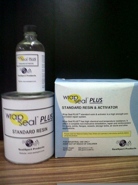 Wrap Seal Plus ชุดน้ำยาซ่อมแซมโลหะ น้ำยาที่ช่วยเสริมเนื้อโลหะที่สึกกร่อน นำยาทาป้องกันสนิมของโครงสร้าง น้ำยาทาถังโลหะ  รูปที่ 3
