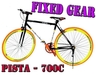 รูปย่อ จักรยาน FIX GEAR  ยี่ห้อ HUBU รุ่น PISTA 700CD ขนาดวงล้อ 26” ราคา : 8900 บาท รูปที่1