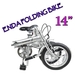 รูปย่อ จักรยานพับได้ LEO รุ่น ENDA ขนาดล้อ 14” พับเก็บง่ายสะดวกต่อการเคลื่อนย้าย แข็งแรง ตัวเฟรมทำมาจาก ALUMINIUM  มีน้ำหนักเบา รูปที่3