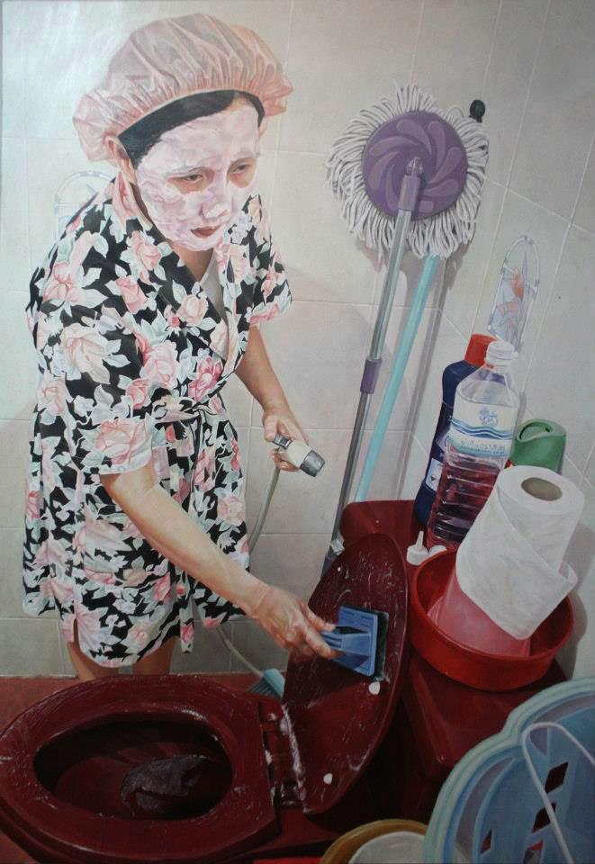 รับวาดภาพเหมือน หรือ ตามสั่ง สีน้ำมัน,ดินสอ รูปที่ 3