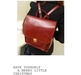 รูปย่อ กระเป๋าแฟชั่นเกาหลี สีแดงมีสไตล์ รูปที่2