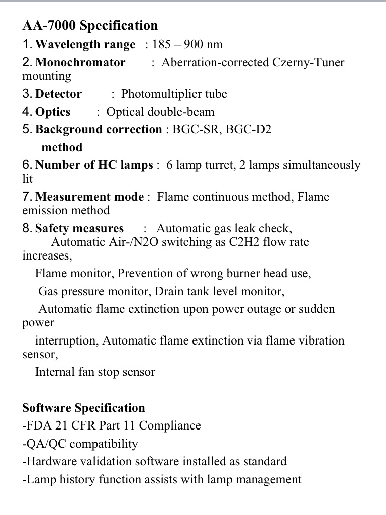เครื่อง AAS shimadzu AA-7000 วิเคราะห์ธาตุ เครื่องวิเคราะห์ธาตุ ธาตุอาหาร ขาย รูปที่ 5
