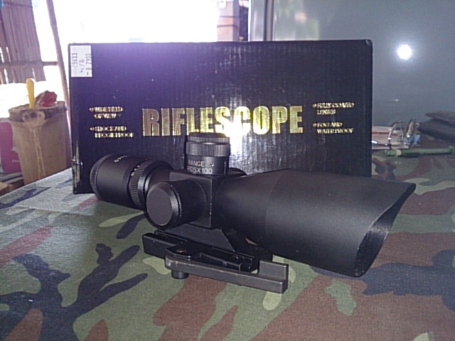 ขายถูก กล้องเล็ง Riflescope 2.5-10x40 ขาย 2200 รูปที่ 4