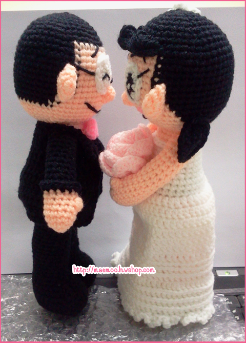ตุ๊กตาไหมพรม โนบิตะและชิซูกะในชุดแต่งงาน (Nobita&Chizuka Wedding) รูปที่ 3