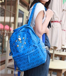 กระเป๋าแบรนด์ MCM เกรด A สีน้ำเงิน พร้อมส่ง รูปที่ 1