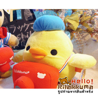 ขายตุ๊กตาไก่เหลือง ในชุดช่างภาพ ขนนุ่มนิ่ม จากญี่ปุ่น ถูกมาก รูปที่ 5