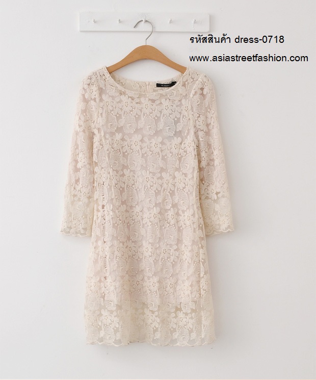 Cherry KOKO dress ชุดเดรสแฟชั่นผ้าคอตตอน แขนเสื้อผ้าชีฟองอัดพลีท คอกลม น่ารัก สีเทา ขาว ใส่ทำงาน กระดุมหน้าเต็มตัว พร้อมเชือกผูกเอวติดกับตัวเสื้อ ใสเที่ยวชิวๆ (พร้อมส่ง) รูปที่ 5