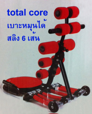 เครื่องออกกำลังกาย total core รุ่นtwist สลิง 6เส้น เบาะหมุนได้แบบทวิส รูปที่ 2