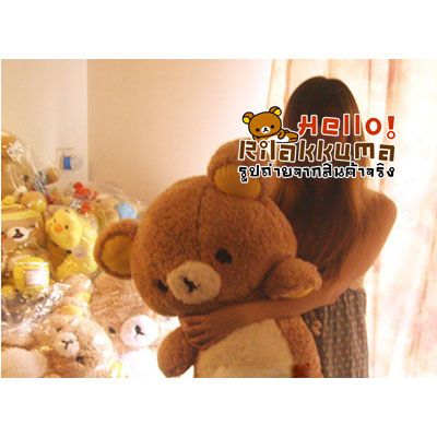 ขายถูก ตุ๊กตาหมีรีแลคคุมะ มีซิปหลัง น่าสะสม Bear Toy Doll รูปที่ 2