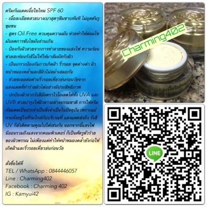 ครีมกันแดดเนื้อใยไหม SPF60 รูปที่ 3