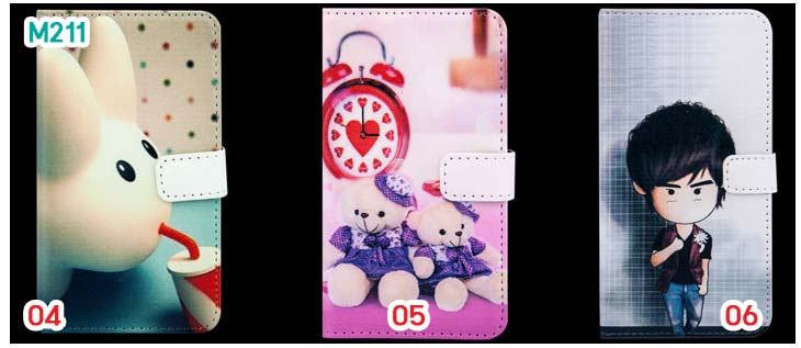M211 เคสฝาพับพิมพ์ลาย OPPO Find Clover R815t (จัดส่งฟรี) รูปที่ 3