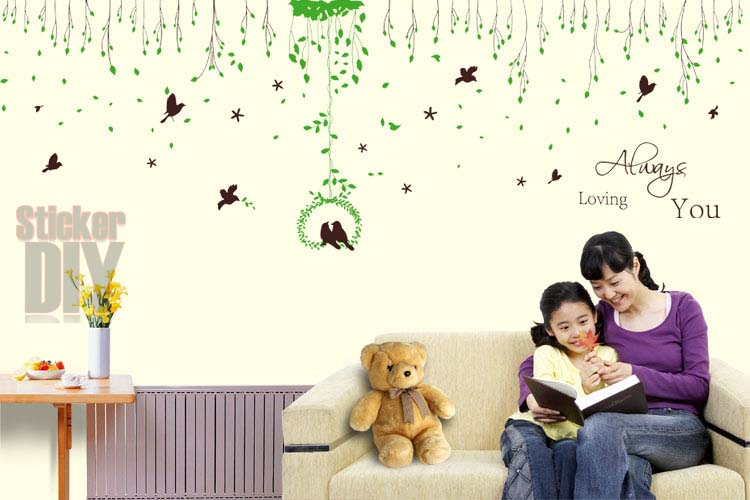 BigSize XY สติ๊กเกอร์ติดผนัง Alway loving you (60x90cm. บรรจุ 2แผ่น)** สติ๊กเกอร์ติดผนังStickerDIY.com ** รูปที่ 2