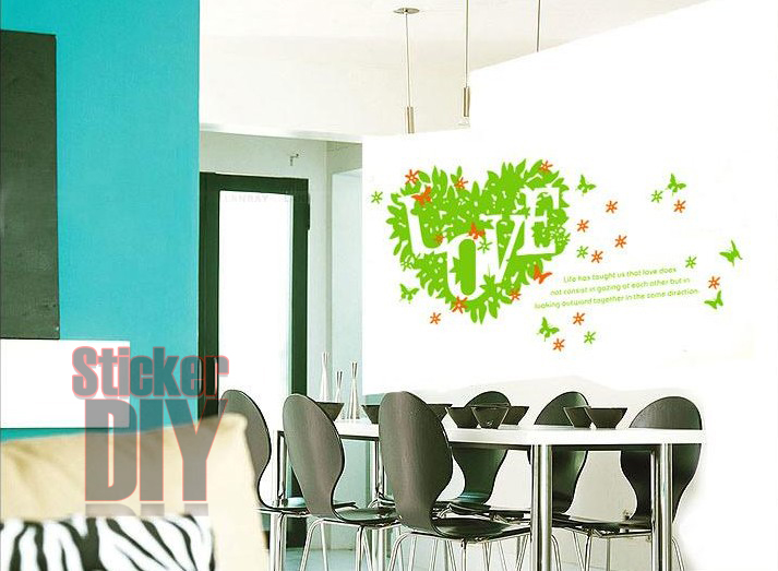 JM สติ๊กเกอร์ติดผนัง หัวใจอินเลิฟ (60x90 cm.)** สติ๊กเกอร์ติดผนังStickerDIY.com ** รูปที่ 2