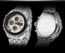 รูปย่อ H09 SHARK LCD Analog Date Day Stopwatch Men Stainless Steel Sport Quartz Watch GBH รูปที่3