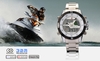 รูปย่อ SH08 New SHARK LCD Digital Date Alarm Chronograph Quartz Steel Men Sport Watch Gift รูปที่1