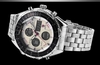 รูปย่อ H09 SHARK LCD Analog Date Day Stopwatch Men Stainless Steel Sport Quartz Watch GBH รูปที่4