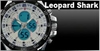 รูปย่อ H09 SHARK LCD Analog Date Day Stopwatch Men Stainless Steel Sport Quartz Watch GBH รูปที่6