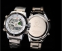 รูปย่อ SH08 New SHARK LCD Digital Date Alarm Chronograph Quartz Steel Men Sport Watch Gift รูปที่3
