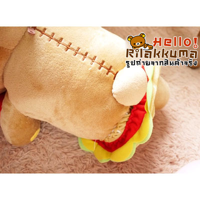 ขายตุ๊กตาหมีริลัคคุมะ โคริ ในชุด แฮมเบอร์เกอร์ ถือซอสมะเขือเทศ รูปที่ 5
