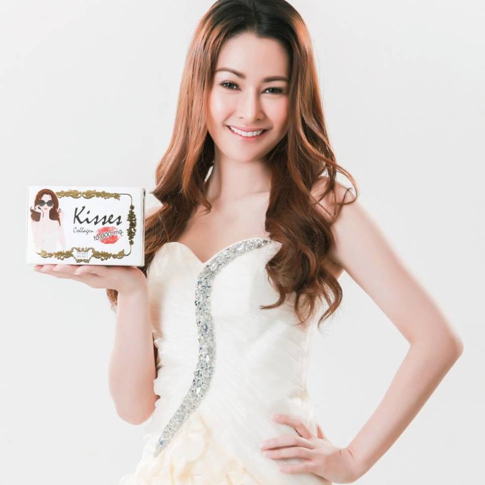 Kisses Collagen คอลลาเจน 10,000 มก. เพื่อผิวขาวออร่า ตึงกระชับ รูปที่ 1