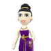 รูปย่อ ตุ๊กตาโครเชต์เด็กหญิงชุดไทยสีม่วง สูง 71 cm. รูปที่1