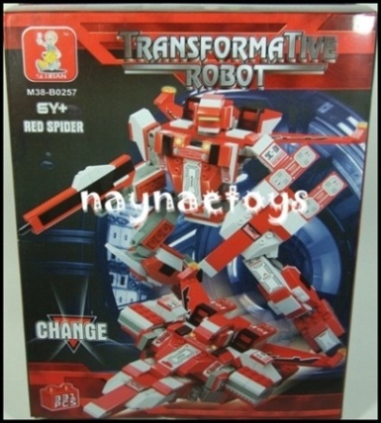 ตัวต่อ SLUBAN : Transformer Robot Red Spider 331 ชิ้น (ฟรีค่าส่งค่ะ) รูปที่ 1