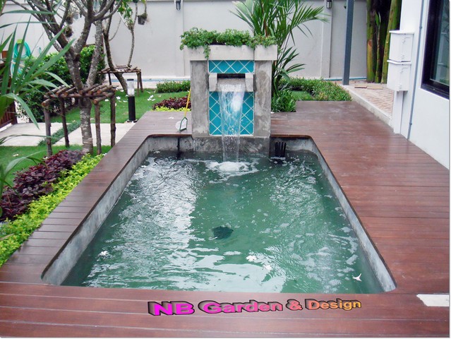 รับทำบ่อปลาพร้อมระบบกรอง รับแก้ปัญหาน้ำเขียว รับจัดสวนหลากสไตล์ ในราคาที่คุณพอใจ รูปที่ 2